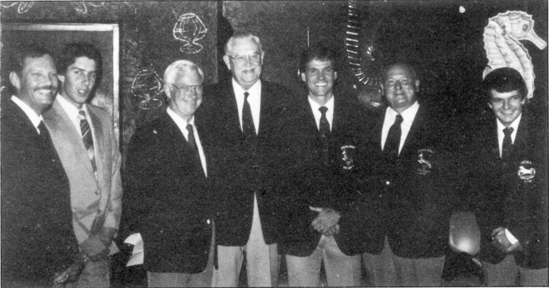 Competitors and organisers - click to enlarge Beck, Mostert, Hartley, Gililand, Basson, Wotherspoon, Pilling