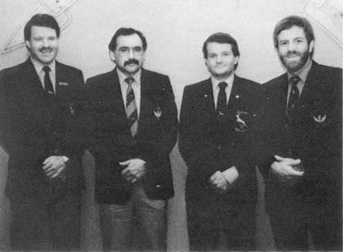 1989 Precision Flying Winners, Colin Jordaan, Geoff Henschel, Adrian Pilling and Pete Norton