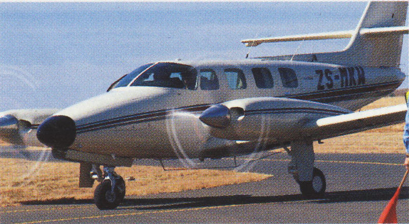 Although light winds favoured smaller aircraft, the Cessna 303 flown by Chris Botha and Willem de Klerk came a creditable fourth Although light winds favoured smaller aircraft, the Cessna 303 flown by Chris Botha and Willem de Klerk came a creditable fourth