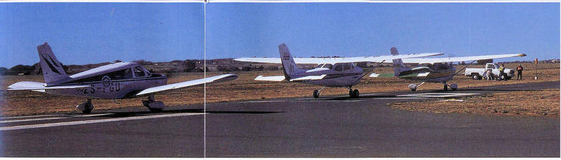 Aircraft lining up for start Aircraft lining up for start