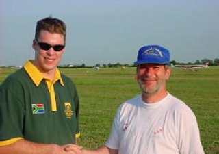 Nigel Hopkins and Patrick Bats