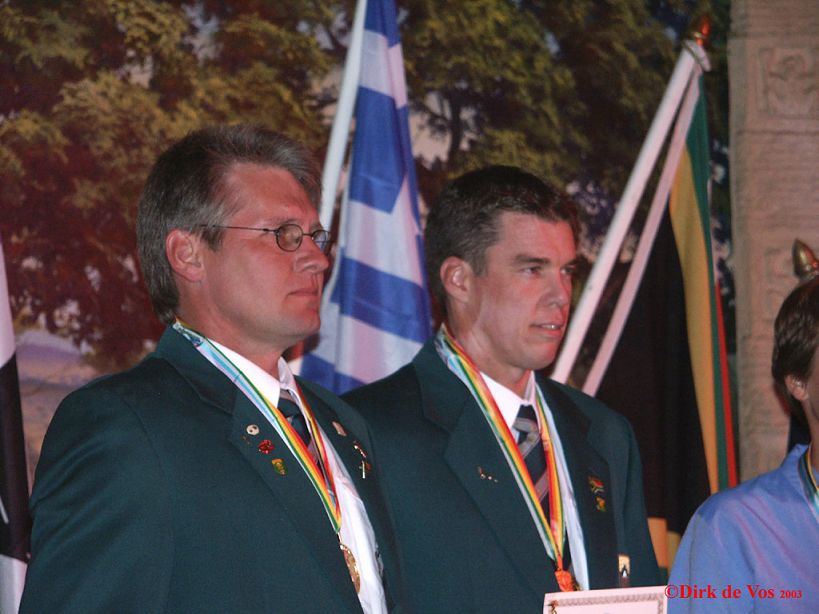 Dale de Klerk and Nigel Hopkins