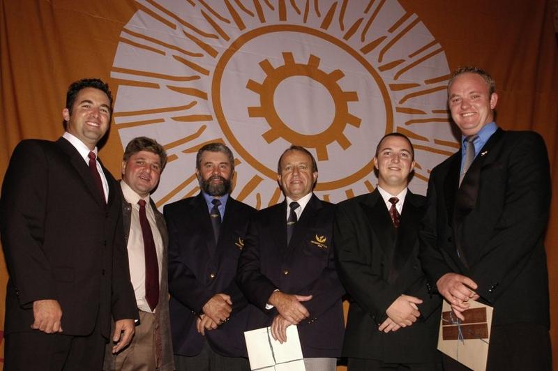 PTAR 2004 Medalists From L to R: Wessel Vermaas, Pieter Lordan, Harry Antel, Barry de Groot, Johan Rautenbach and Ni PTAR 2004 Medalists From L to R: Wessel Vermaas, Pieter Lordan, Harry Antel, Barry de Groot, Johan Rautenbach and Ni