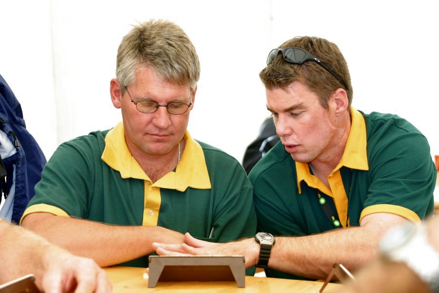 Dale de Klerk and Nigel Hopkins