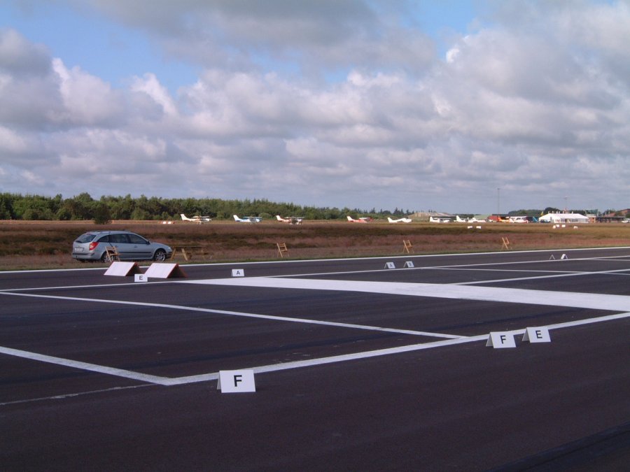 The marked landing box - click to enlarge Herning Marked landing box