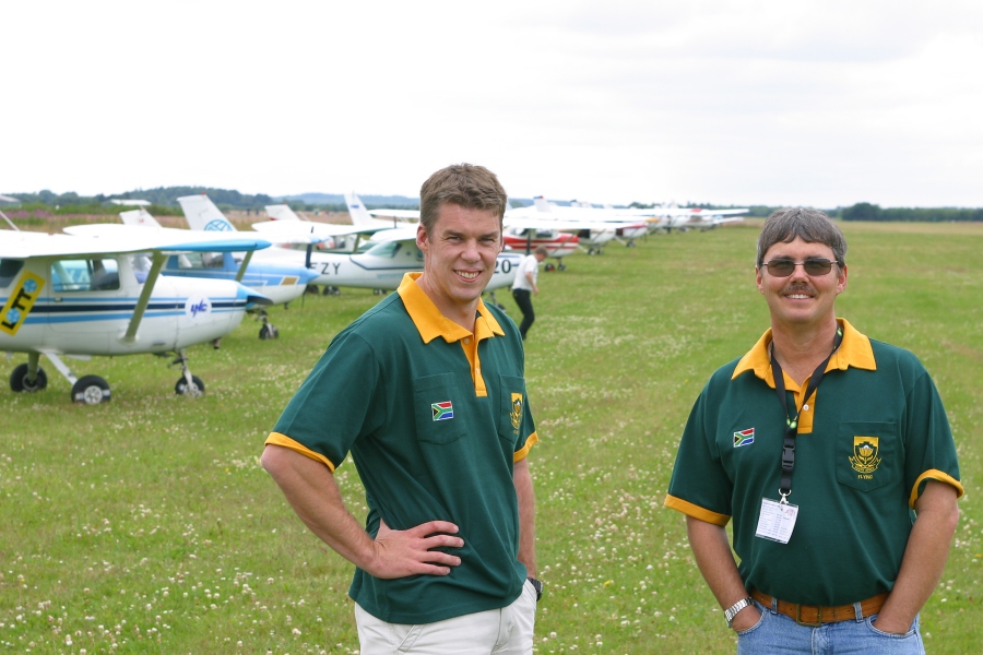 Nigel Hopkins and Jan Hanekom