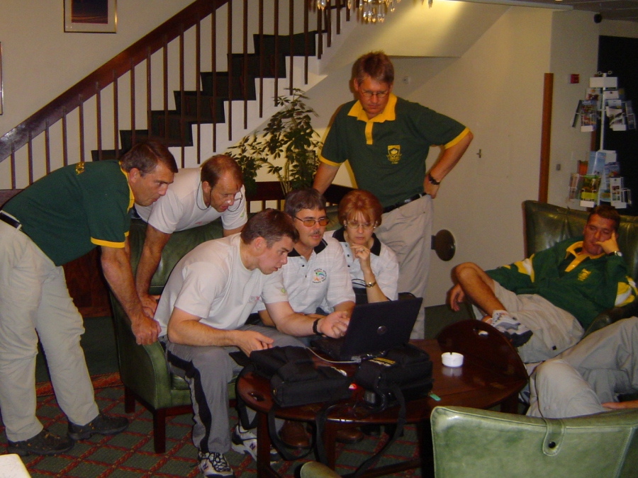 Review of Flights - click to enlarge South African Flying Team