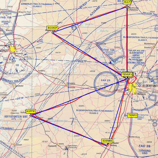 Dieter Bock (Race 56 - ZU-APZ) showing that an off-course error does not cost much if handled correctly. Dieter Bock (Race 56 - ZU-APZ) showing that an off-course error does not cost much if handled correctly.