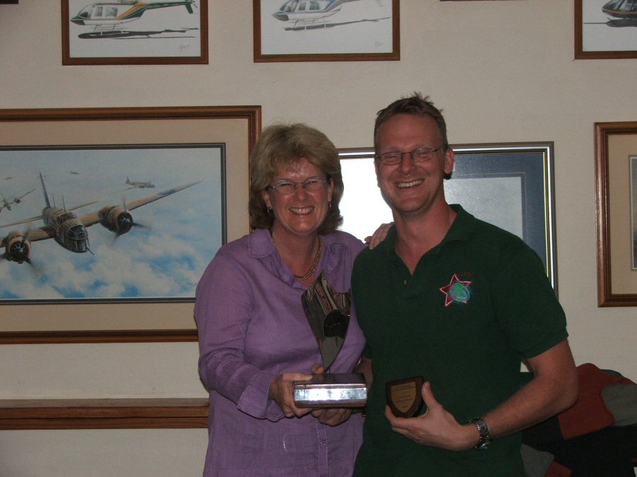 Winner of the Sportsman Class - Rod Crews with Denise Booysen