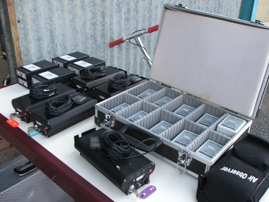 Aircraft loggers - click to enlarge Aircraft loggers