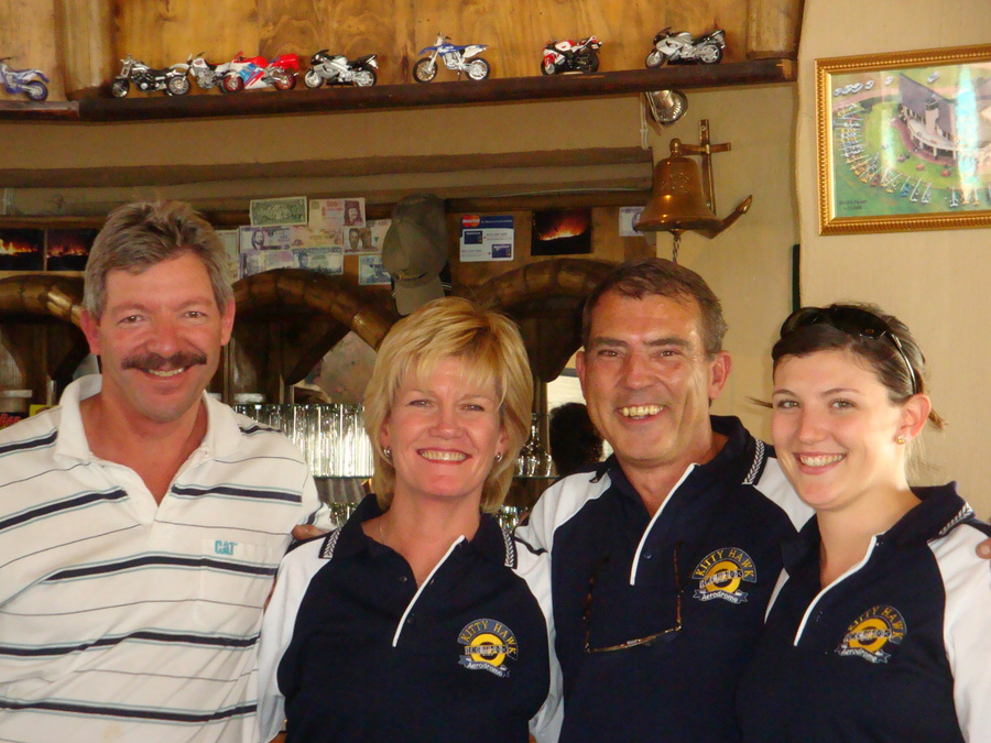 Kitty Hawk winners - Rob Kennedy, Mary de Klerk, Frank Eckard &amp; Kristen Kennedy