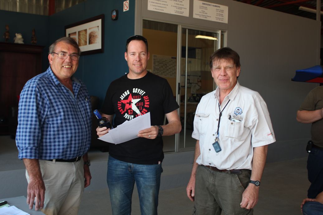 Third Place Don Scott with Frank and Wynand