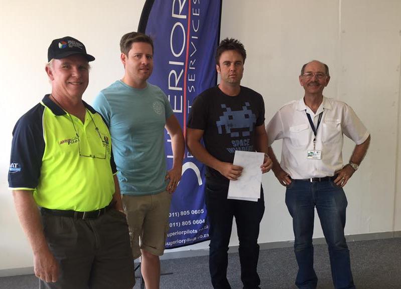 3rd place in the Fun Class Tristan McMillan & Andre Kluyts