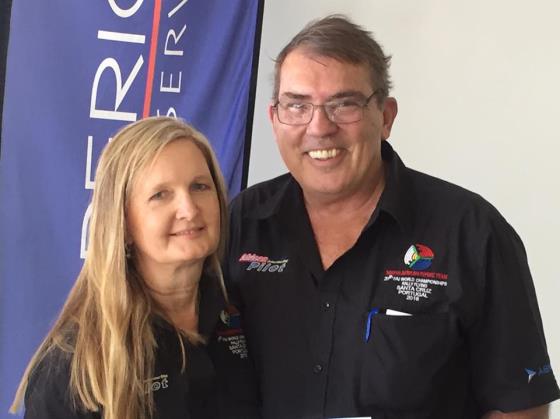 1st in the Advanced Class Frank & Cally Eckard